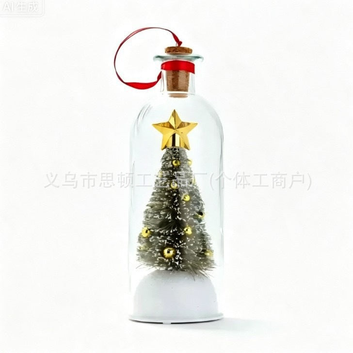 Christmas Tree Recording Message Bottle