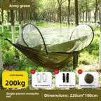 Outdoor Camping Hammock with Mosquito Net