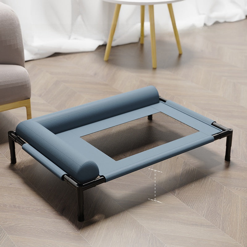 Pet camp bed for dogs and cats all seasons universal summer breathable cool moisture-proof detachable and washable ground medium and small dogs and dogs