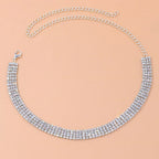 Versatile and unique crystal collar chain