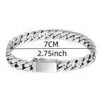 Stylish and unique men's metal bracelet