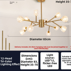 Modern LED Chandelier Lighting for Home and Restaurant