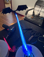 Dragon's Breath Lamp 3D Printed Creative Dragon Flame Decorative Light Ornament Cool Tech-Style Glowing Toy