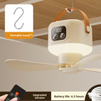 Small portable outdoor camping fan