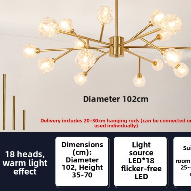Modern LED Chandelier Lighting for Home and Restaurant