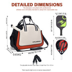 Popular Pickleball Bag, Badminton Bag, Multifunctional Outdoor Tennis Bag, Portable Single-Shoulder Padel Bag