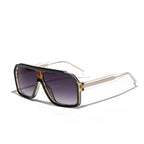 New Y2K Style Cool Square New Retro Rim Sunglasses Men's TR90 Sunglasses Women's Cross-border Big Frame Trend