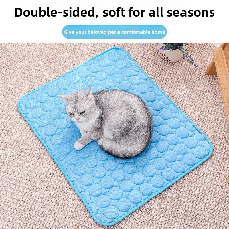 Explosions Pet Summer Pet Sofa Mat Floor Mat Dog Ice Mat Spring and Summer Cat Cool Mat Ice Silk Mat Cooling Sleeping Mat