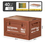 Foldable Camping Box for Car Trunk
