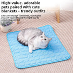 Explosions Pet Summer Pet Sofa Mat Floor Mat Dog Ice Mat Spring and Summer Cat Cool Mat Ice Silk Mat Cooling Sleeping Mat