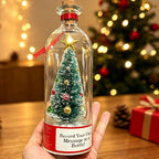 Christmas Tree Recording Message Bottle