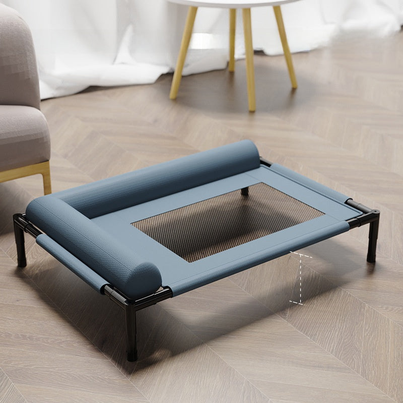 Pet camp bed for dogs and cats all seasons universal summer breathable cool moisture-proof detachable and washable ground medium and small dogs and dogs