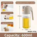 Glass Automatic Oil Dispenser Bottle