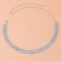 Versatile and unique crystal collar chain