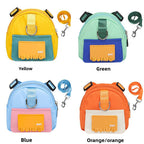 Dog Backpack Leash Harness Outdoor Walking Harness for Small Medium Dogs