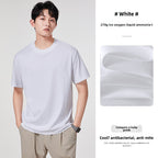 Men's Ice Oxygen Cool Feeling Short Sleeve T-shirt